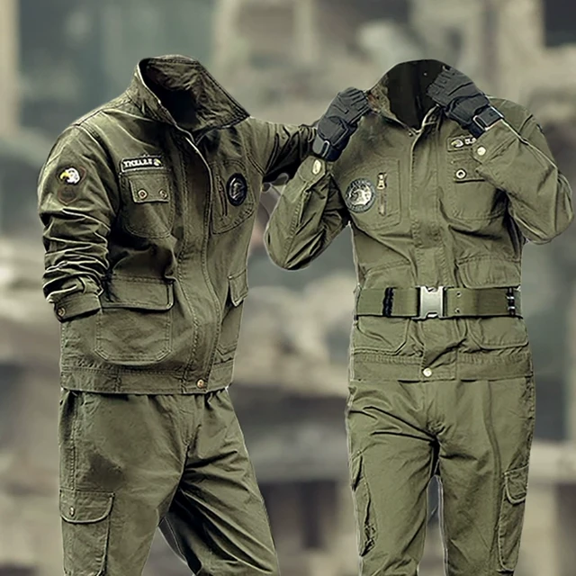 春秋工装电焊工作服套装男士棉工厂制服加厚防烫汽修机修劳保服