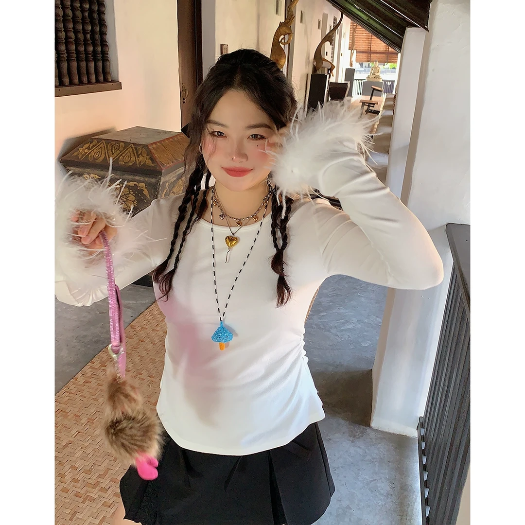 Dazi金大支 上新 天鹅颈 大圆领T恤0630/0004