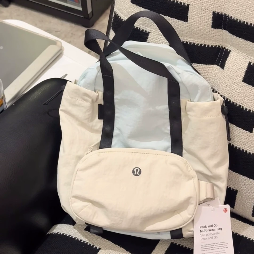 韩系日杂包创意超轻防水瑜伽包高颜值百搭女生户外旅行多功能腰包