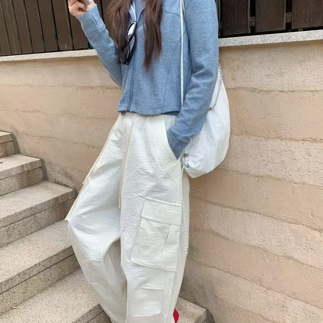 薄款针织宽松型常规款连帽衫