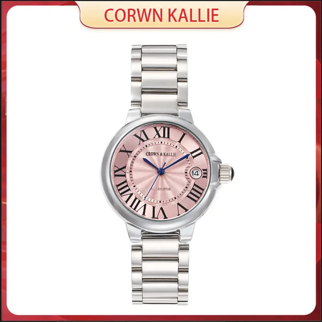 【小ck】官方正品手表自动女士粉气球周年限定背透陀飞轮腕表ck-101