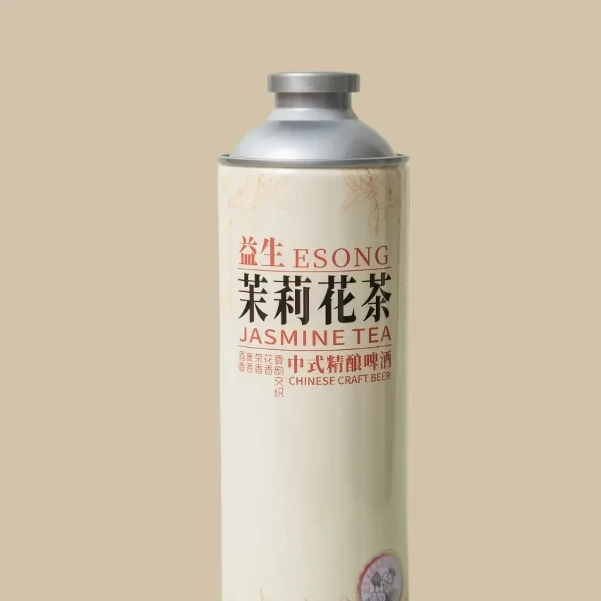 益生啤酒精酿茶啤茉莉原麦汁浓度12度2瓶