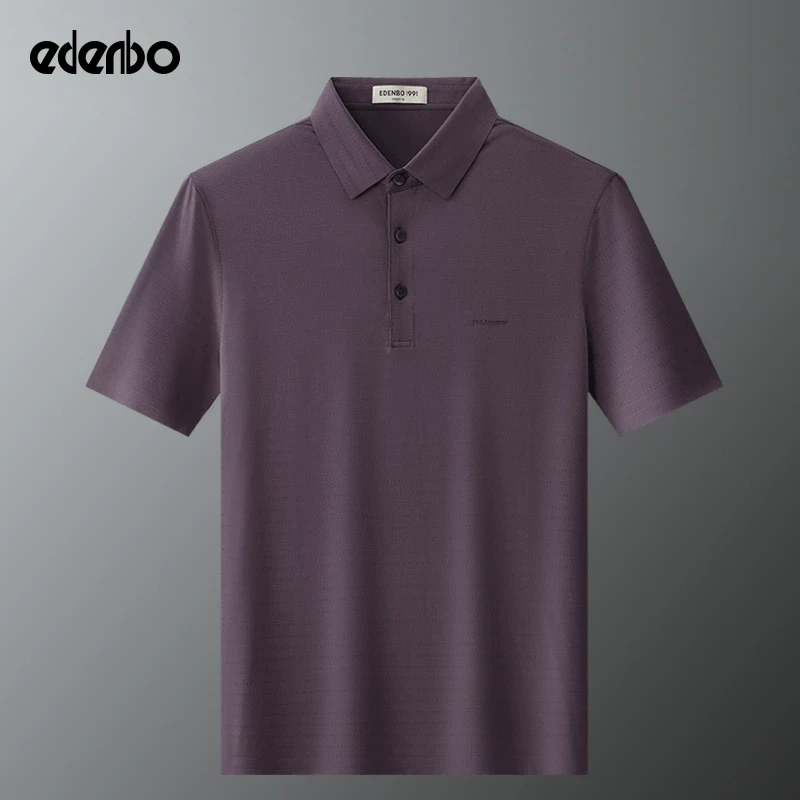 【商场同款】爱登堡polo衫男士短袖夏季高级感爸爸正品翻领T恤上衣
