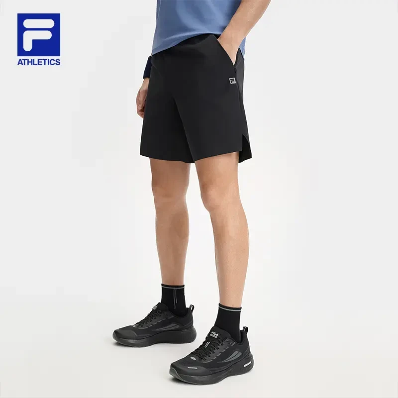 Fila/斐乐男【快速降温速干透气短裤】夏季运动五分短裤A11M521805F