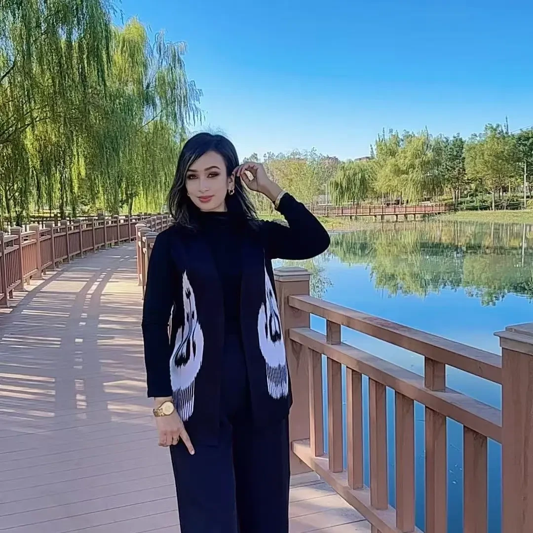 纯艾特莱丝女士秋冬时尚休闲马甲两件套气质显瘦