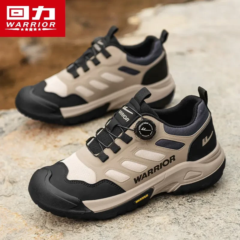 回力男鞋夏季2025新款工作上班劳保透气运动鞋百搭防滑徒步登山鞋