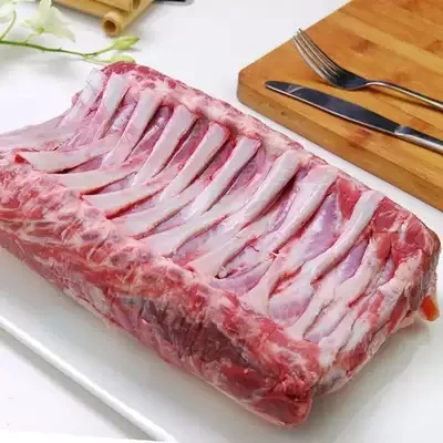 法式羊排12肋国产内蒙新鲜战斧小切烧烤半成品冷冻商用十二肋羊肉羊排同城配