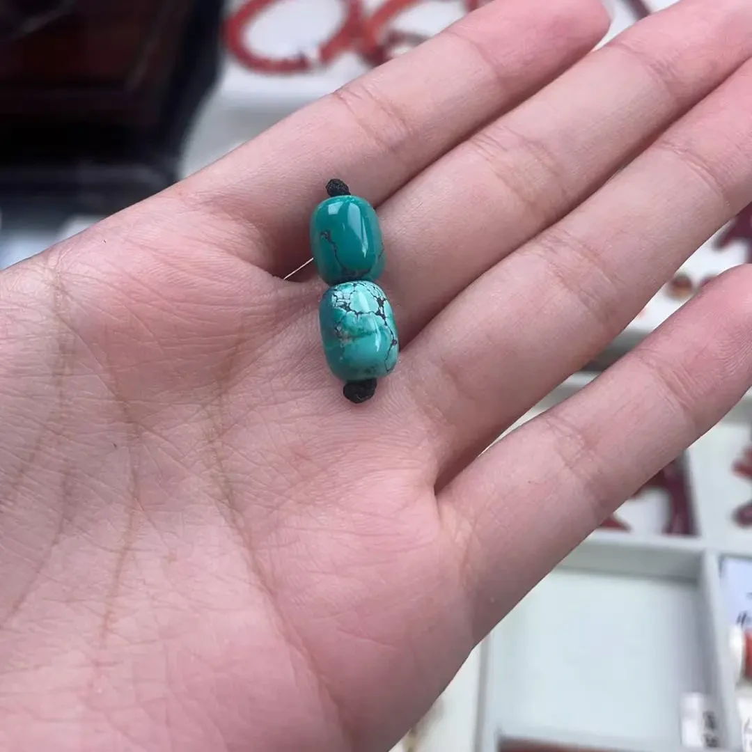 大桶珠高瓷鼓珠文玩佛珠diy手工配件