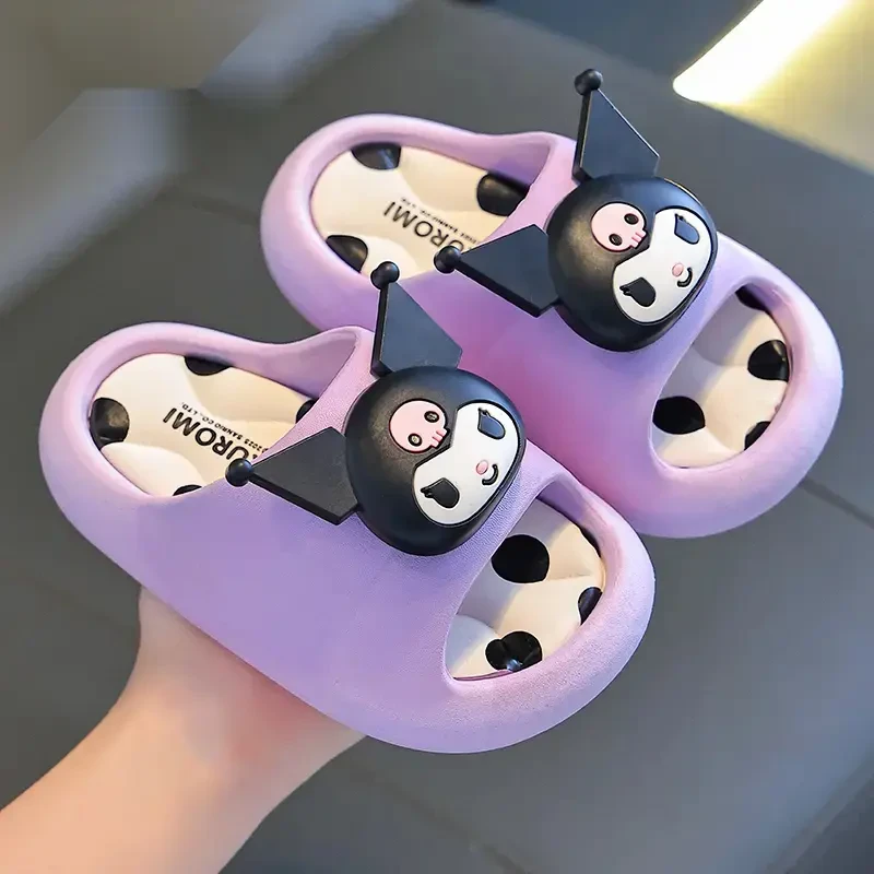库洛米儿童拖鞋夏季踩屎感女童卡通可爱防滑室内家用洗澡浴室凉拖