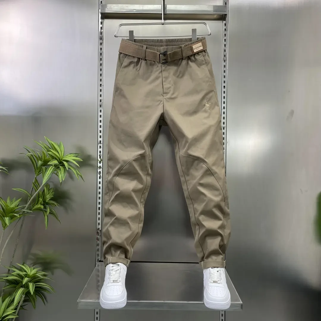 2025秋季新款男士休闲工装风慵懒风通勤户外登山弹力百搭男款长裤
