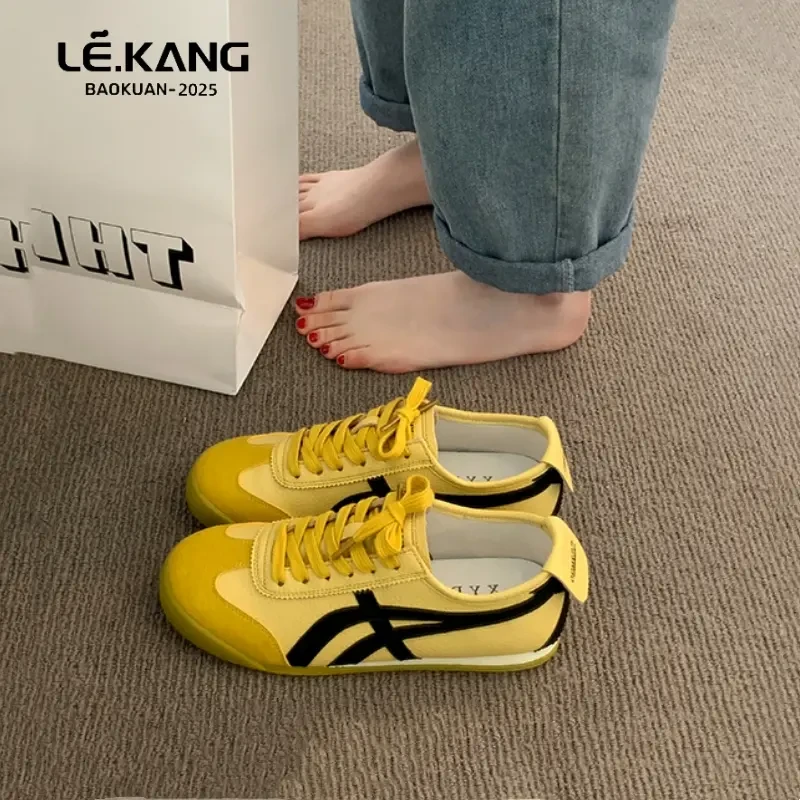 厚底阿甘鞋女款2025新款爆款秋季时尚百搭休闲运动德训鞋女鞋子潮