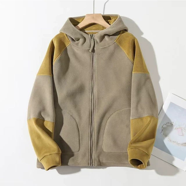 连帽卫衣女士外套新款2025秋冬加绒加厚百搭冬季上衣