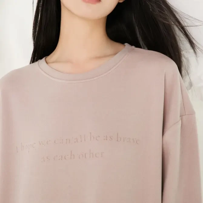 女士春秋季长袖宽松休闲可外穿家居服套装 懒人躺平装 男女