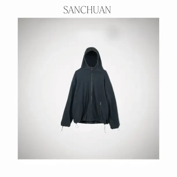 【SANCHUAN 】连帽摇粒绒外套