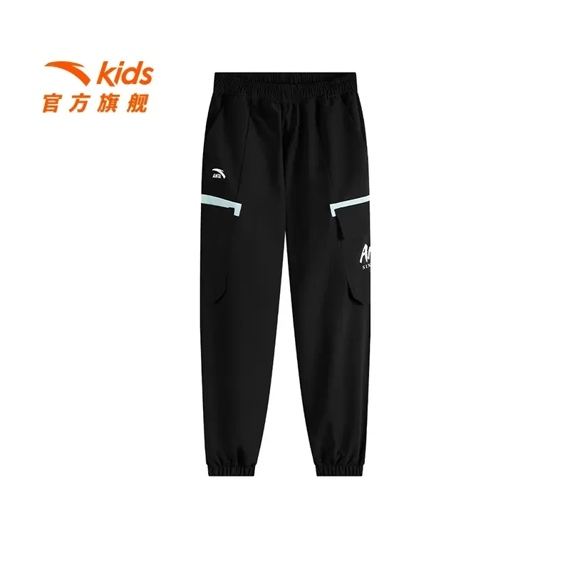 安踏儿童运动长裤秋季新款舒适亲肤男大童高弹运动裤352528603