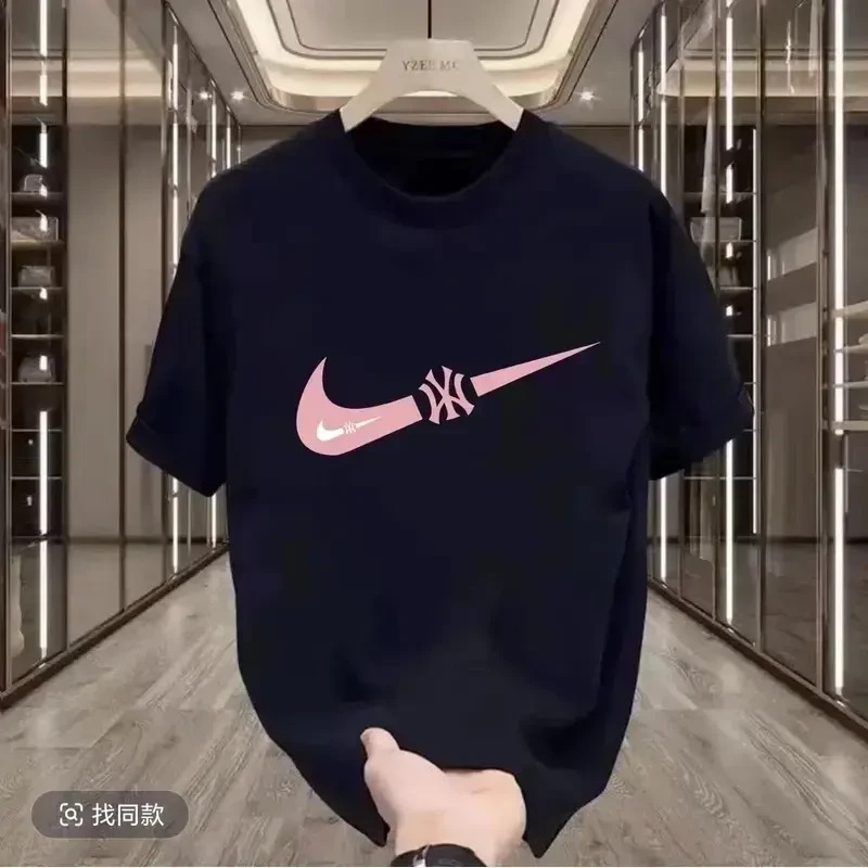 Y短袖时尚百搭潮流情侣休闲潮流ins半袖圆领印花夏季男女同款T恤