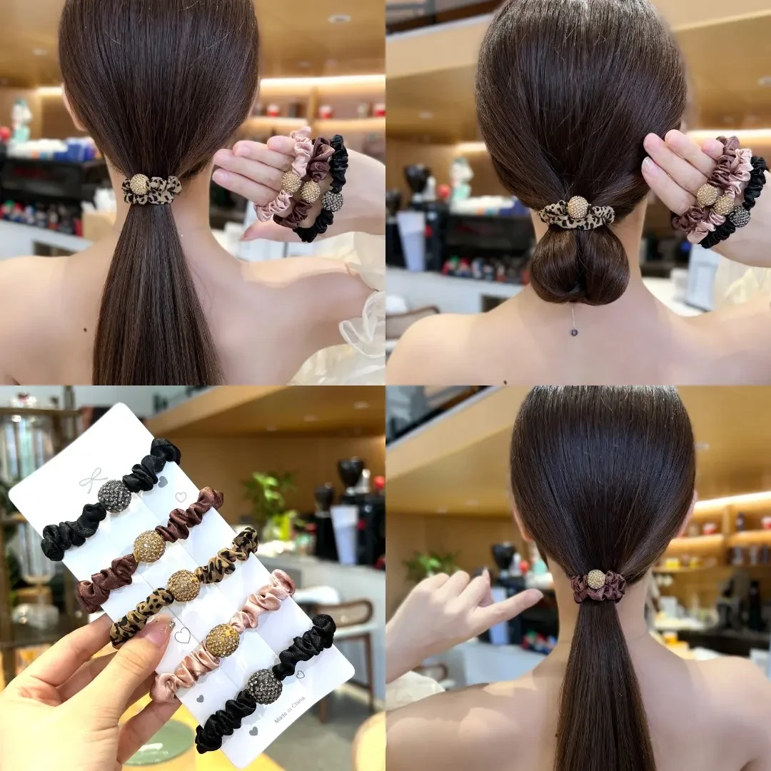 精致大肠发圈皮筋女扎马尾丸子头头绳皮套简约发绳百搭A072