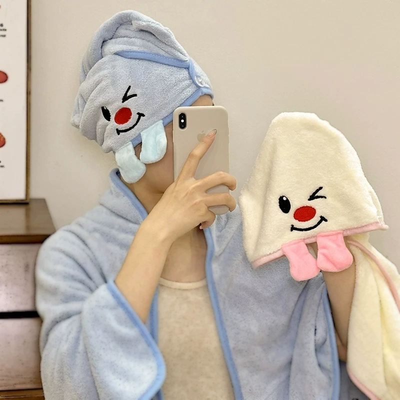 可爱干发帽女加厚超强吸水速干学生宿舍包头巾干发巾2024新款浴帽