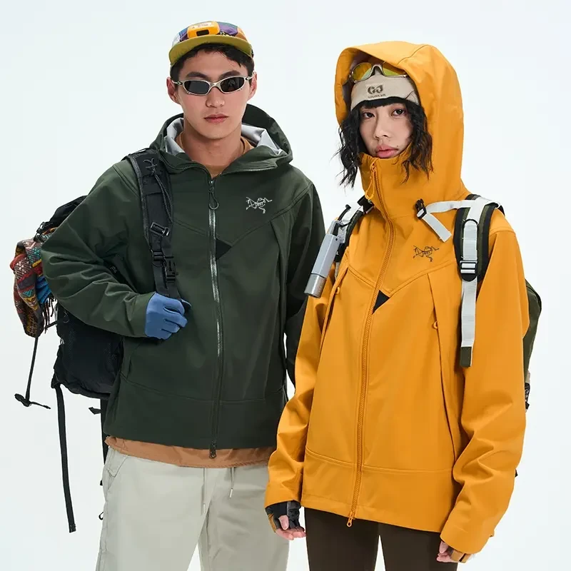 【清仓撤柜】鸟家软壳户外冲锋衣外套男女春秋防水登山服夹克