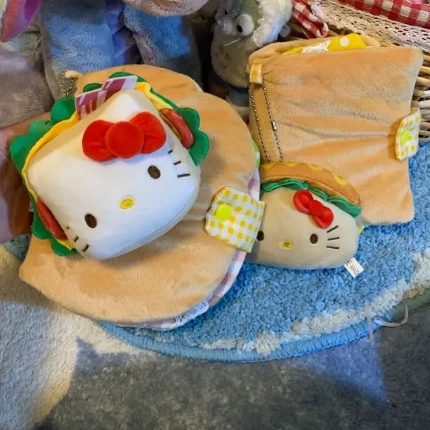 可爱汉堡三明治 宠物发夹包