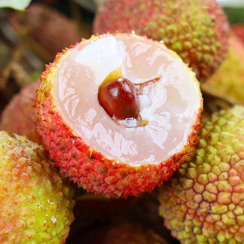 广东妃子笑荔枝新鲜水果带箱2斤/3斤/5斤装香甜鲜荔枝 顺丰次日达荔枝同城送