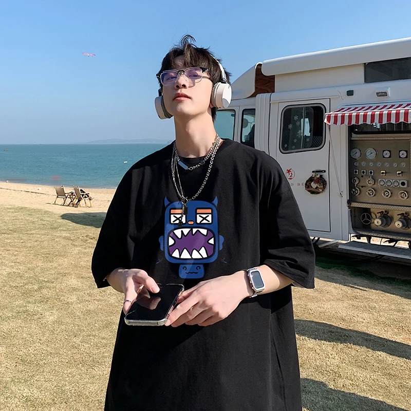 小恶魔圆领短袖t恤Y276夏季