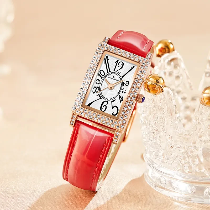 【品牌直发】CHALAEL/雪那欧轻奢风小众方形时尚防水腕表-CH8437