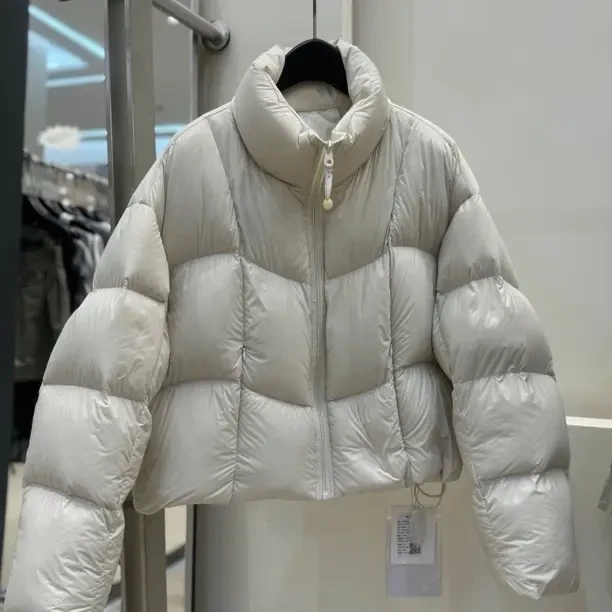 A-大翻领压线软糯韩系国标羽绒外套