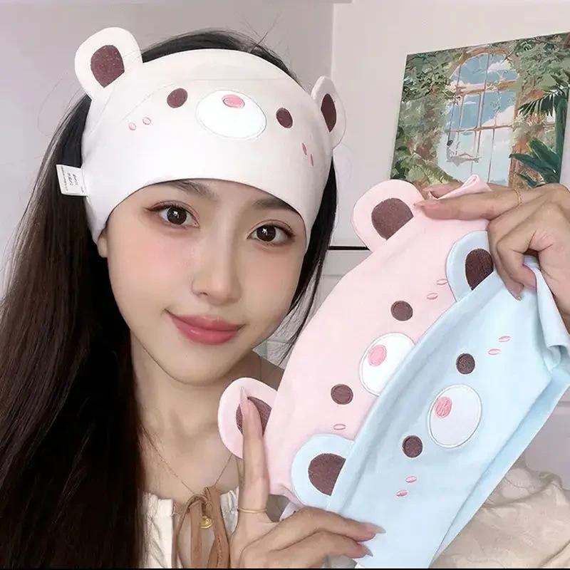 孕妇产妇月子发带可爱春夏夏季产后头巾透气包头薄款防风额头帽子