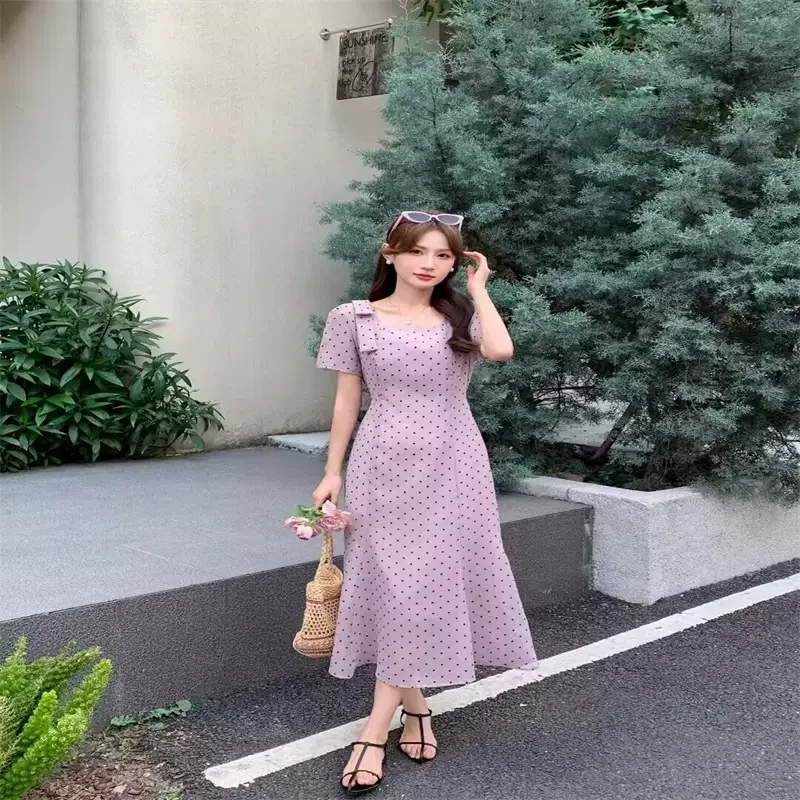 后妈裙后妈裙独特漂亮掐腰连衣裙2025新款今年流行爆款夏天高级不