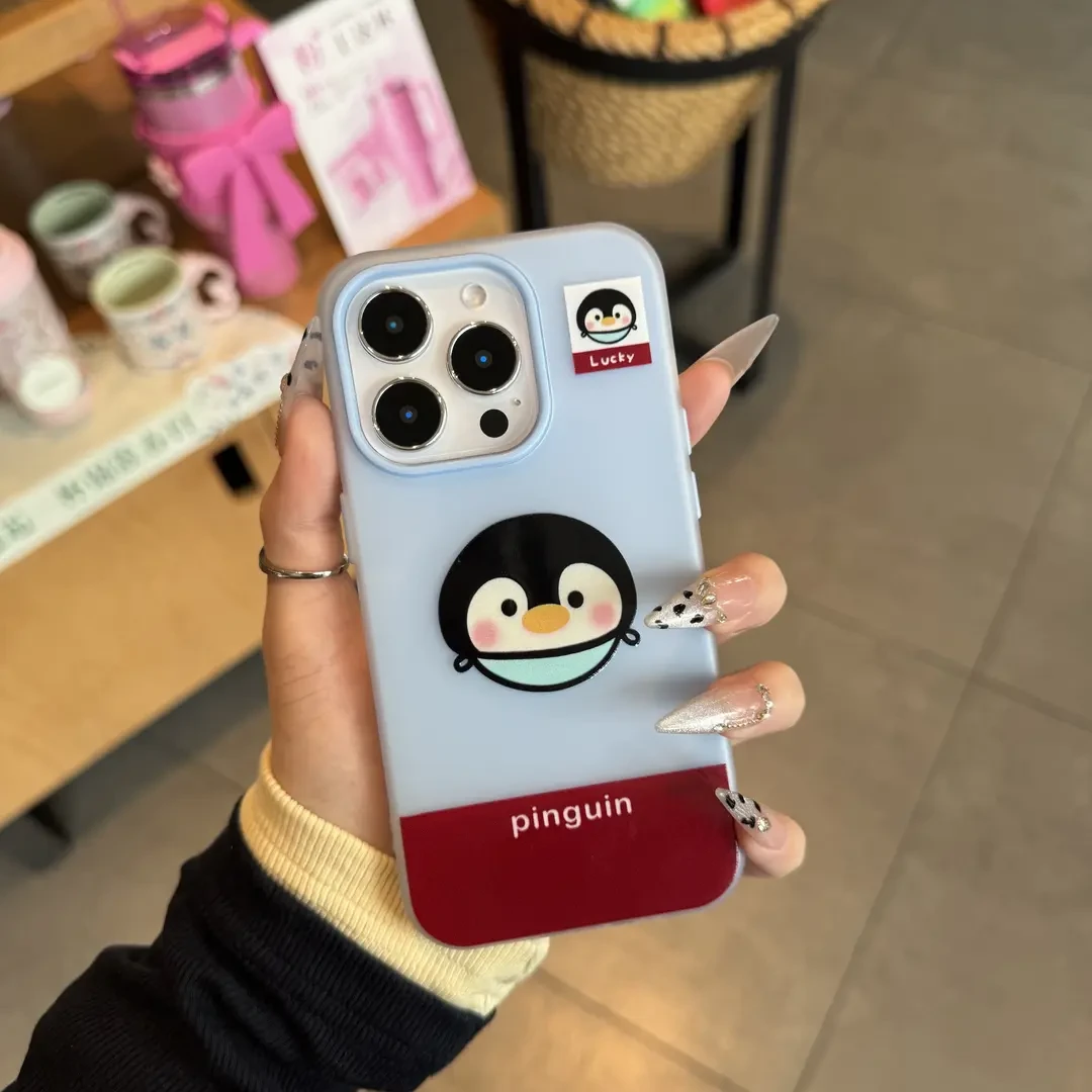 适用可爱动物头像适用iPhone1615肤感手机壳华为vivo小米oppo套