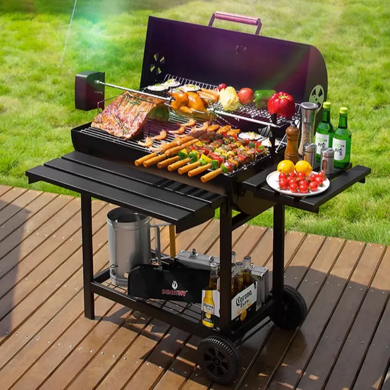 烧烤炉户外木炭烤肉炉家用碳烤炉美式BBQ烧烤炉子别墅庭院烧烤架