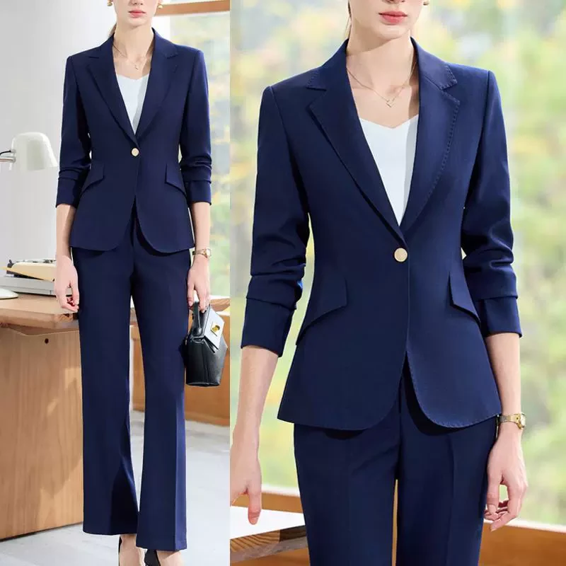 西装外套女春秋薄款时尚职业套装气质女神范高级感工作服西服正装
