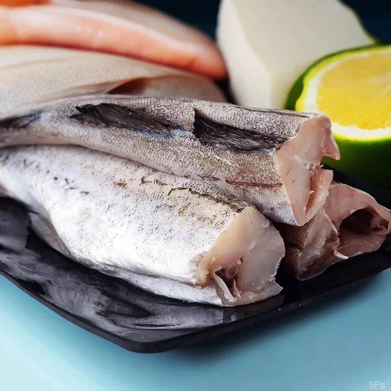俄罗斯进口新鲜无头鳕鱼狭鳕鱼5-5.5斤整条去头去内脏刺少肉多
