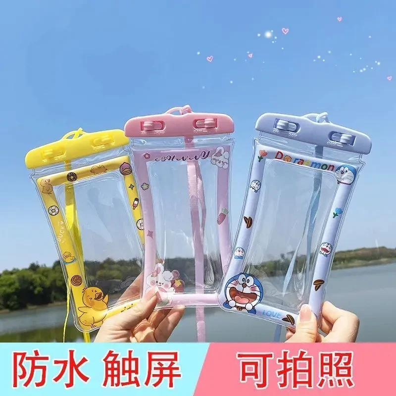 【可触屏防水】手机防水袋密封潜水漂流骑手游泳装备气囊袋大小通用