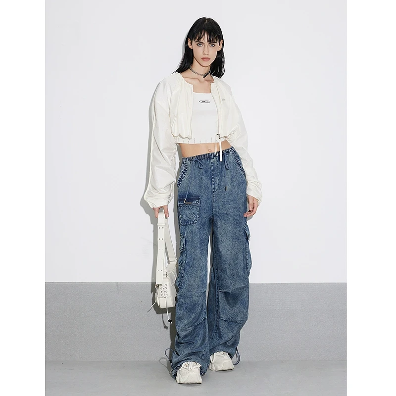 【贝贝专享】【商场同款】PHORM2025春装新款牛仔裤N17532516