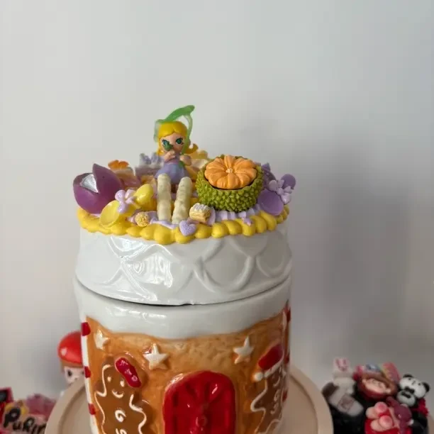 DIY奶油胶陶瓷收纳杯