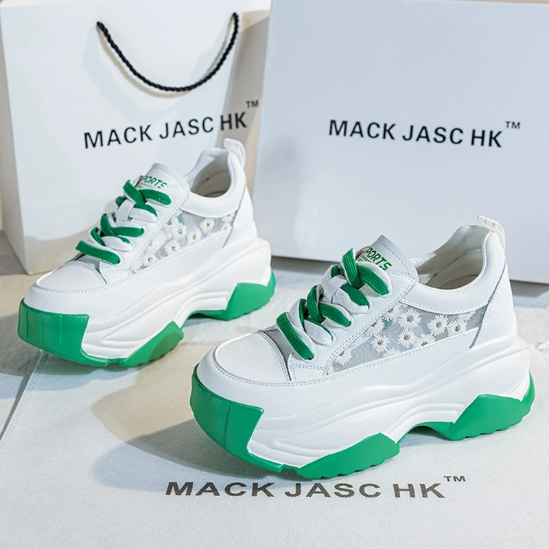 【茹姐专享】香港MACKJASCHK透气镂空小白鞋 0909-1