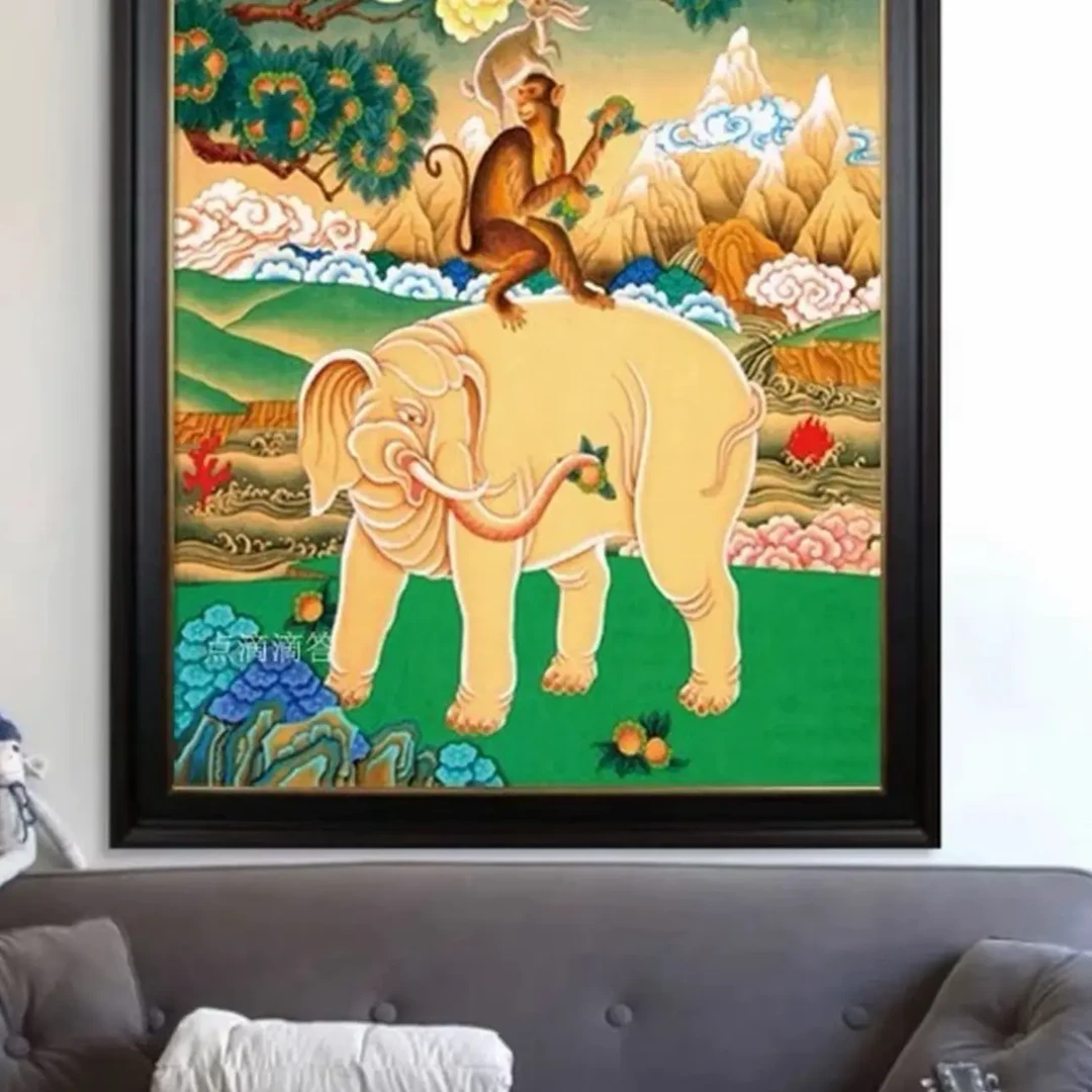 吉祥四瑞图钻石画