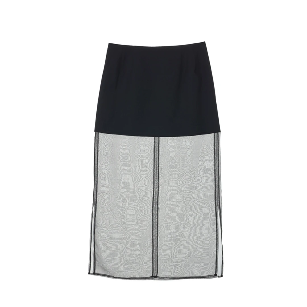 The Meaning Of设计师品牌透感半身长裙DSC买手店BY5T01015