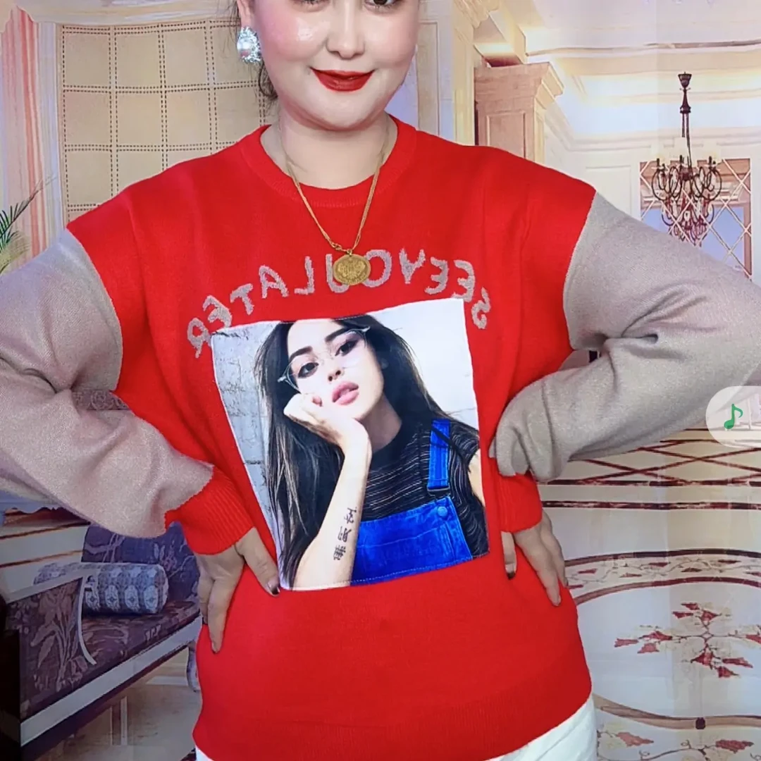 毛衣套头针织上衣s码