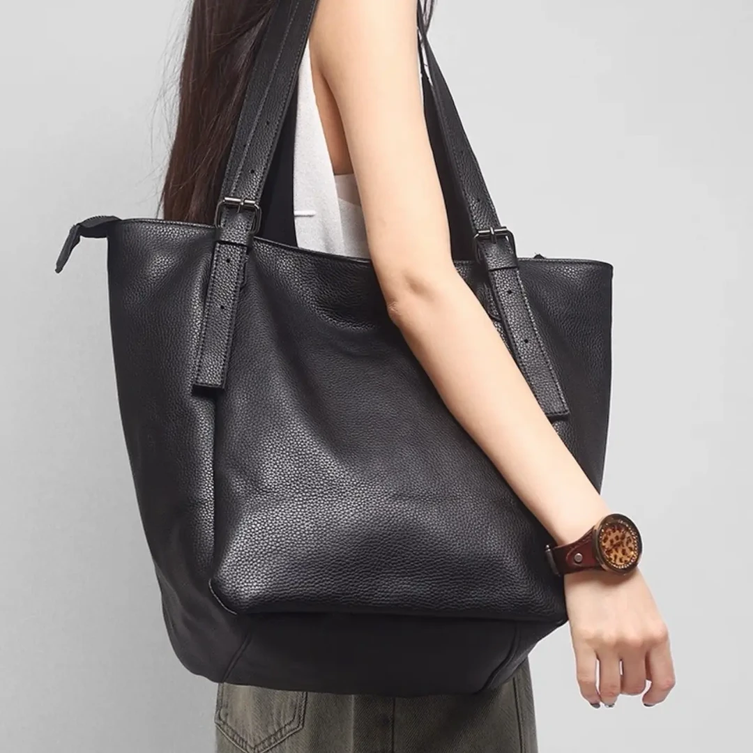 潮流休闲大包时尚女包包大包包百搭大容量托特包简约通勤8732