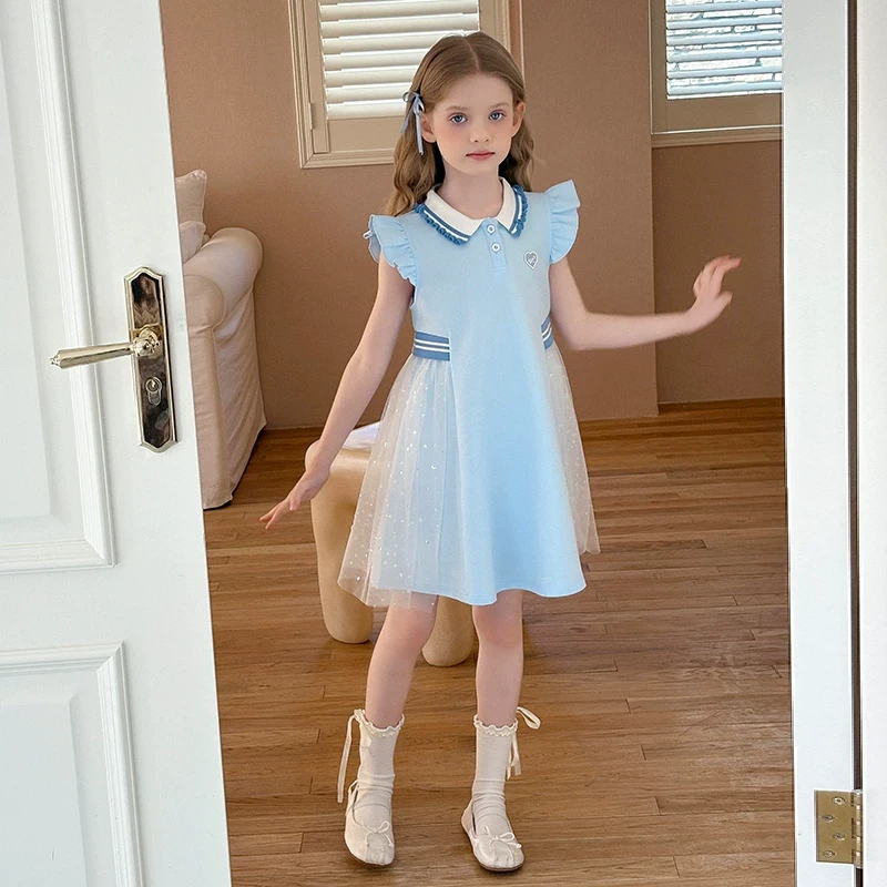 女童连衣裙夏装2025新款洋气公主裙中大童夏季独特超好看儿童裙子