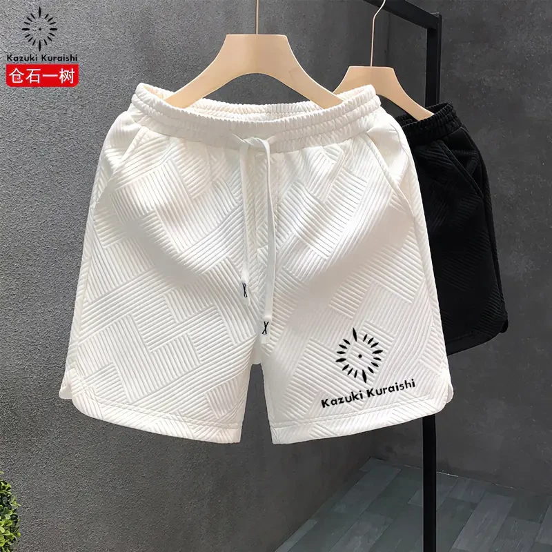 【陆毅推荐】仓石一树夏季透气凉感休闲五分短裤男士宽松休闲裤薄款