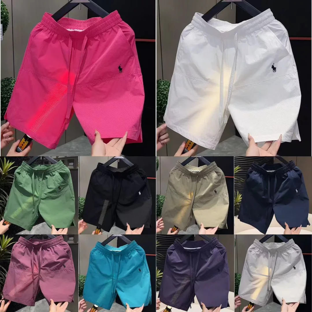 速干网孔透气男士战马标舒适简约休闲短裤888-16