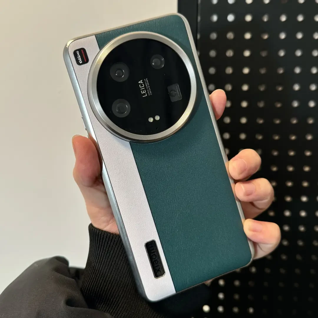 拼色相机款适用小米15ultra手机壳新款14pro电镀边框素皮双拼防摔