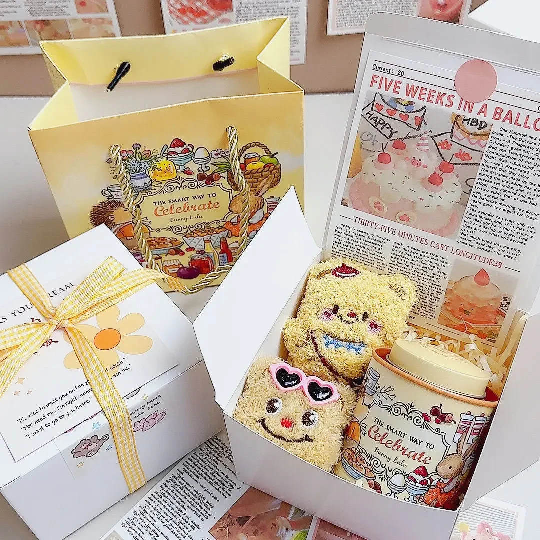 ins黄油小熊香薰蜡烛生日礼物创意礼物送女生闺蜜礼盒品卧室学生