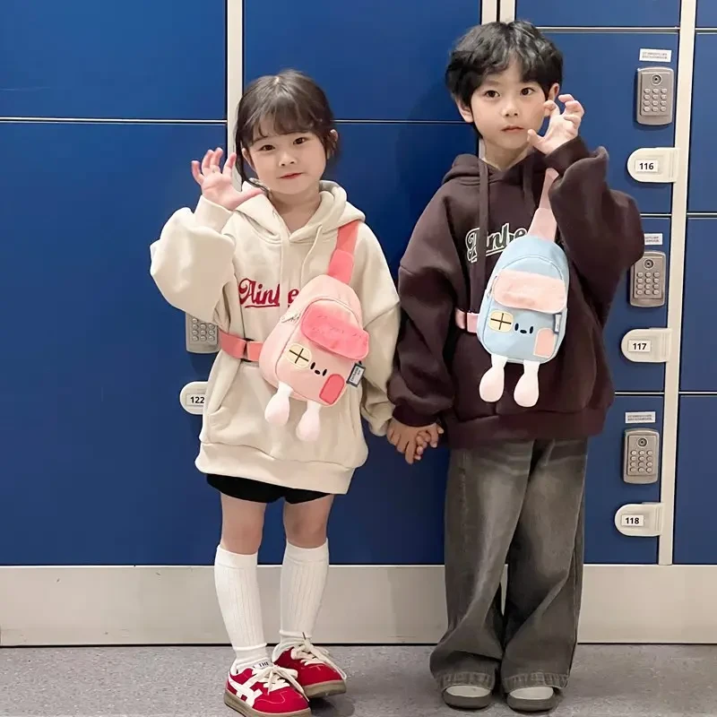 韩系儿儿童可爱小挎包超萌房子幼儿园卡通小背包女孩男童休闲TT