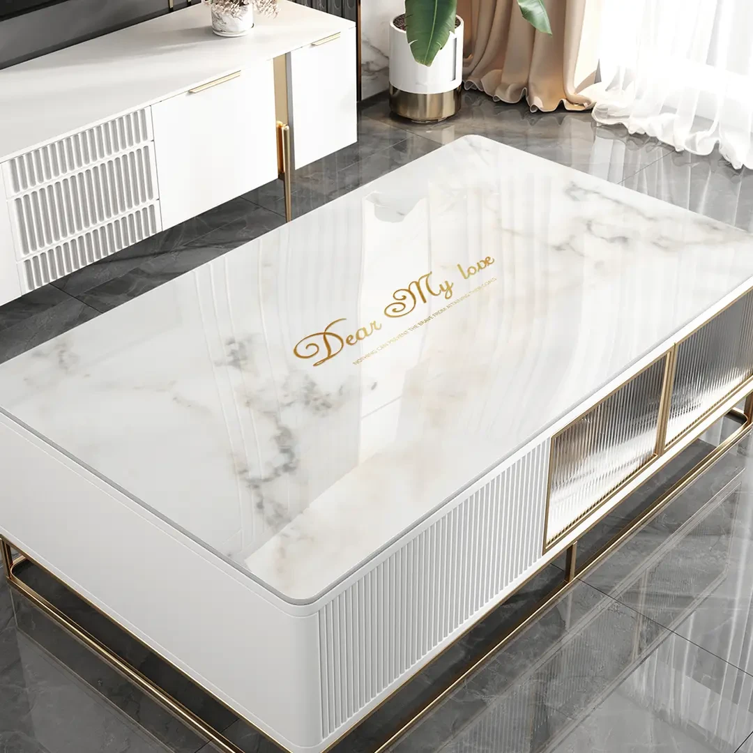 茶几桌垫pvc防水防油可擦免洗防烫垫轻奢高级感餐桌台布茶几垫子