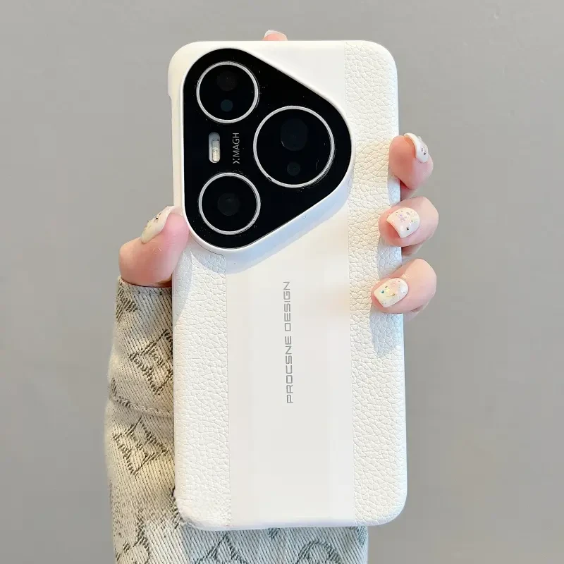 秒变保时捷适用华为pura80pro/pura70pro手机壳素皮mate70pro防摔